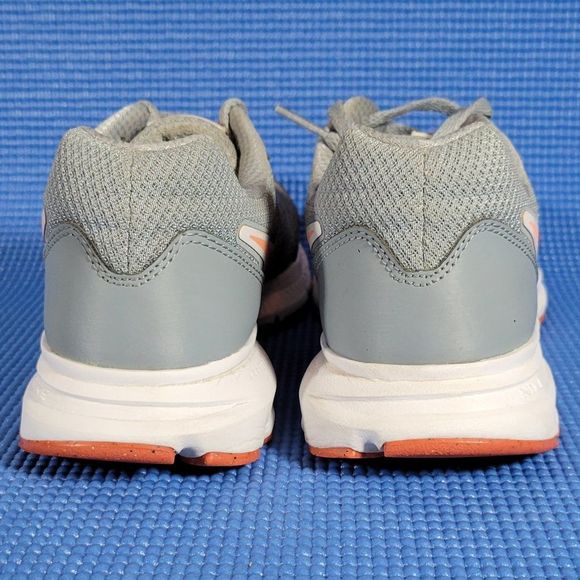 Nike Downshifter 6 Grey/Orange/White Athletic Shoes - Size 8 - 684765-004 - Picture 4 of 8